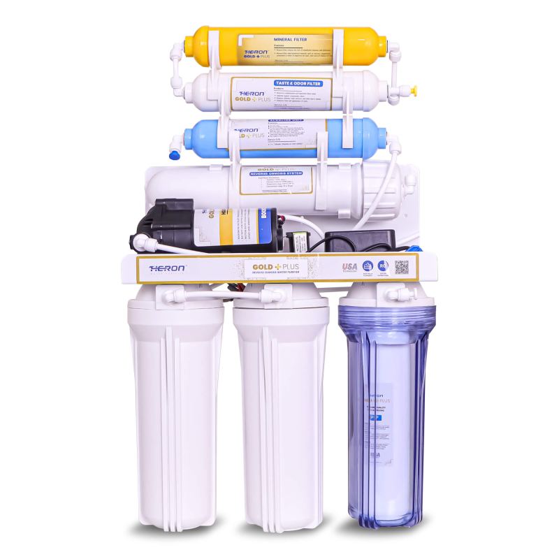 75 GPD Heron Gold Plus RO + Alkaline + Mineral Water Purifier (5/6/7 Stage)